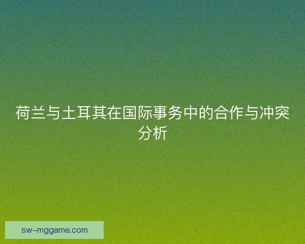 荷兰与土耳其在国际事务中的合作与冲突分析