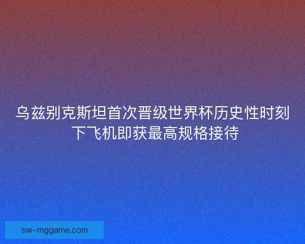 乌兹别克斯坦首次晋级世界杯历史性时刻 下飞机即获最高规格接待 乌兹别克斯坦首次晋级世界杯历史性时刻 下飞机即获最高规格接待